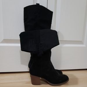 Tall black boots